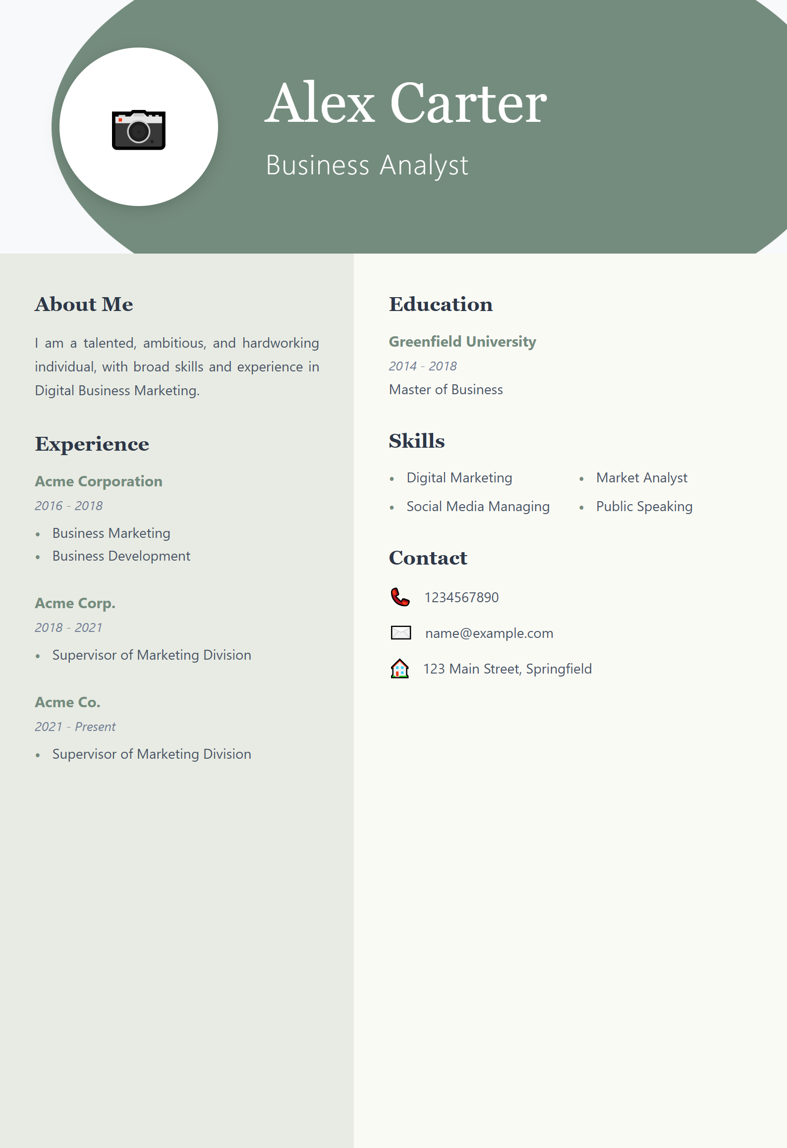 Sage Professional - Business Analyst